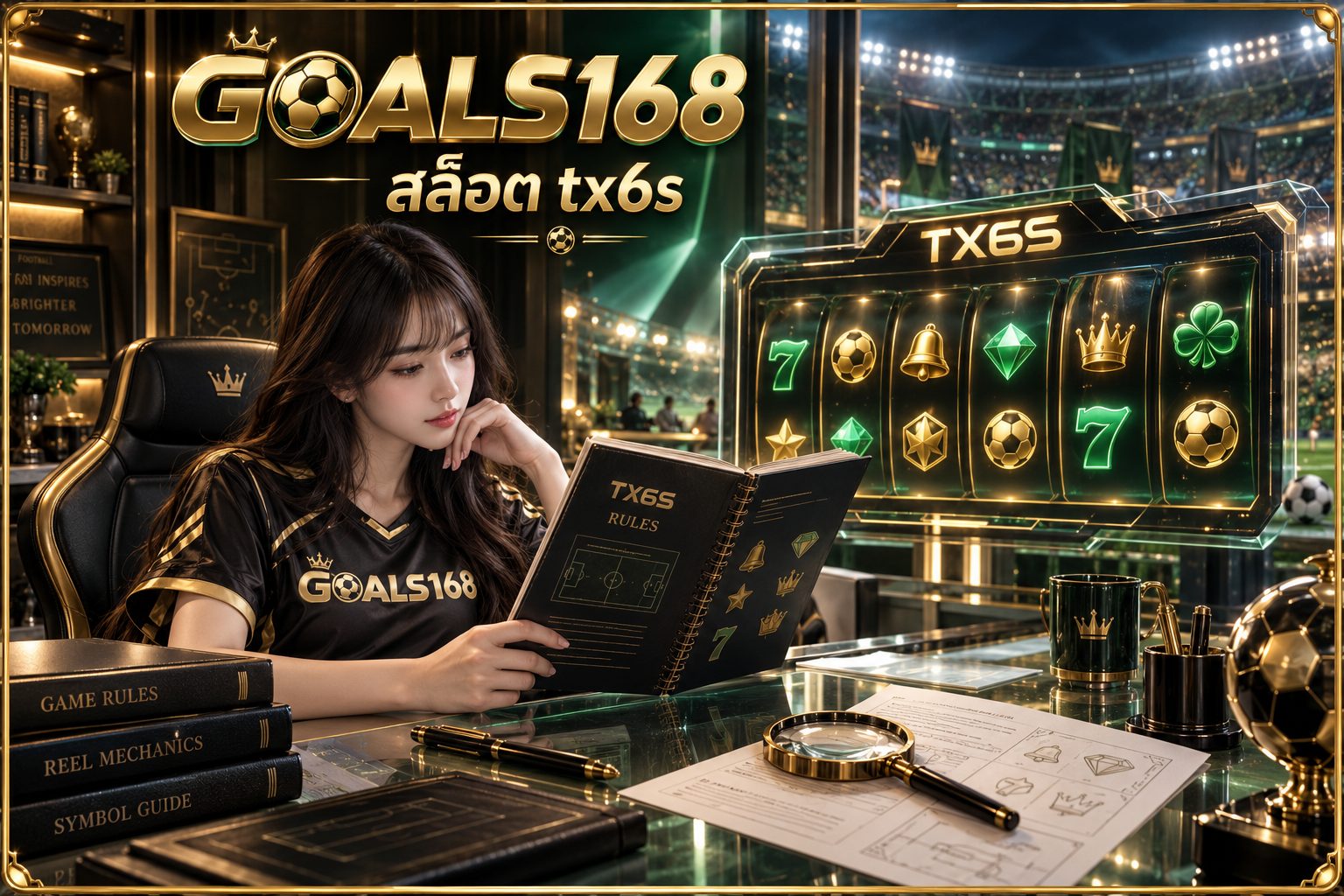สล็อต tx6s — GOALS168 ผู้หญิงอ่านสมุดข้อมูลและสัญลักษณ์จำลอง