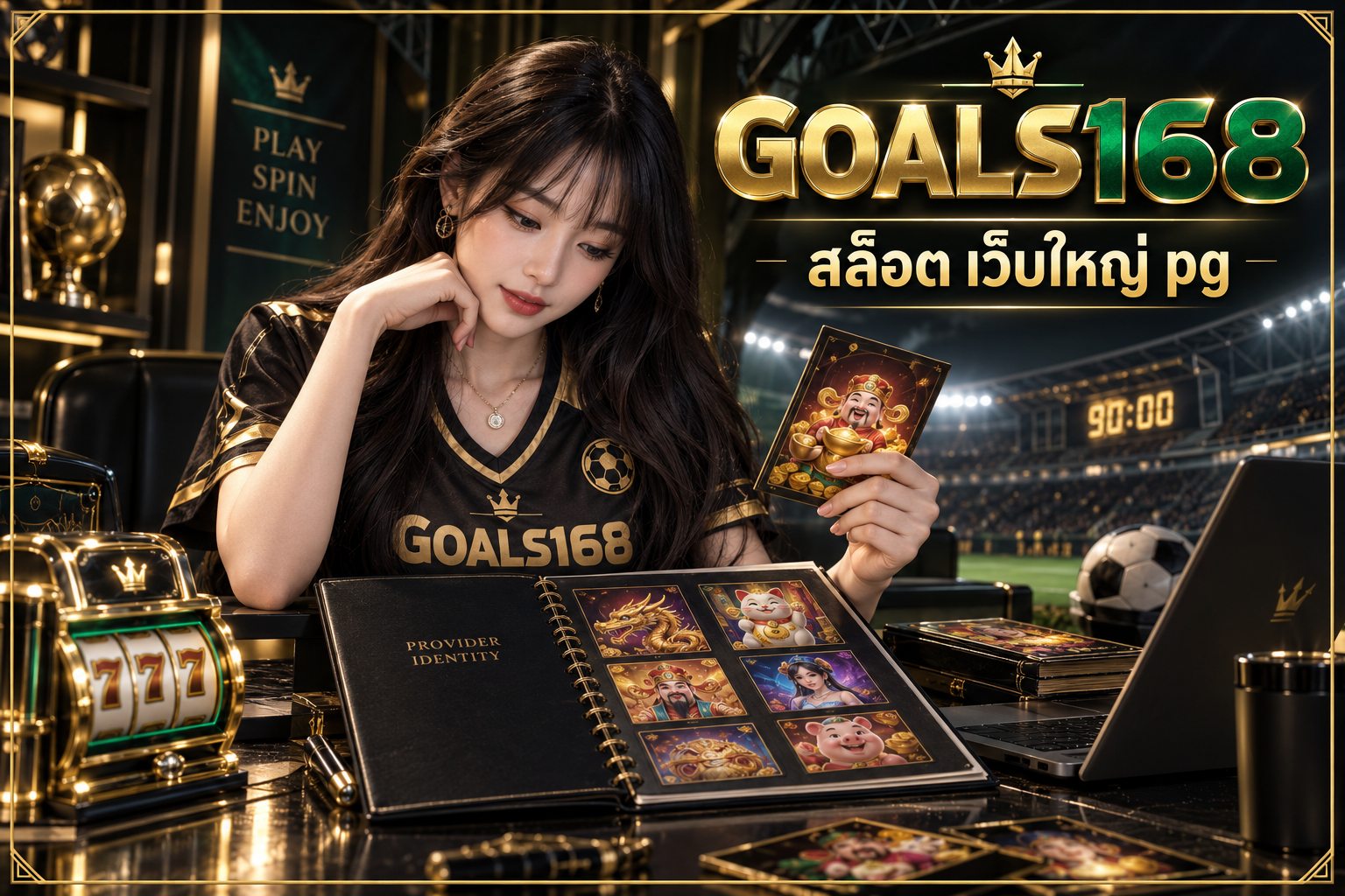 สล็อต เว็บใหญ่ pg — ผู้หญิงเสื้อฟุตบอล GOALS168 กับสมุดผู้ให้บริการและการ์ดเวอร์ชันเกม
